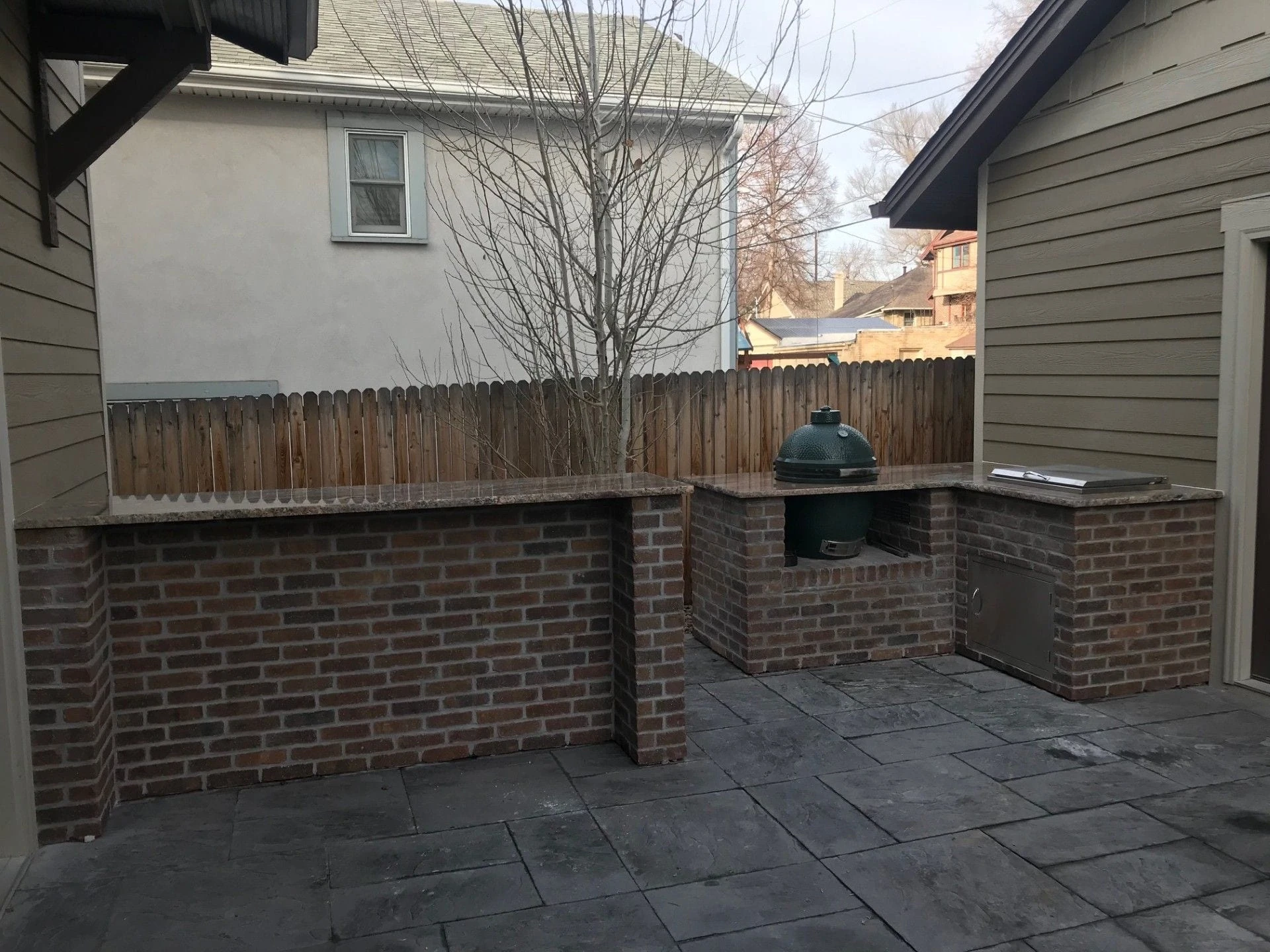 Green Egg Outdoor Kitchen