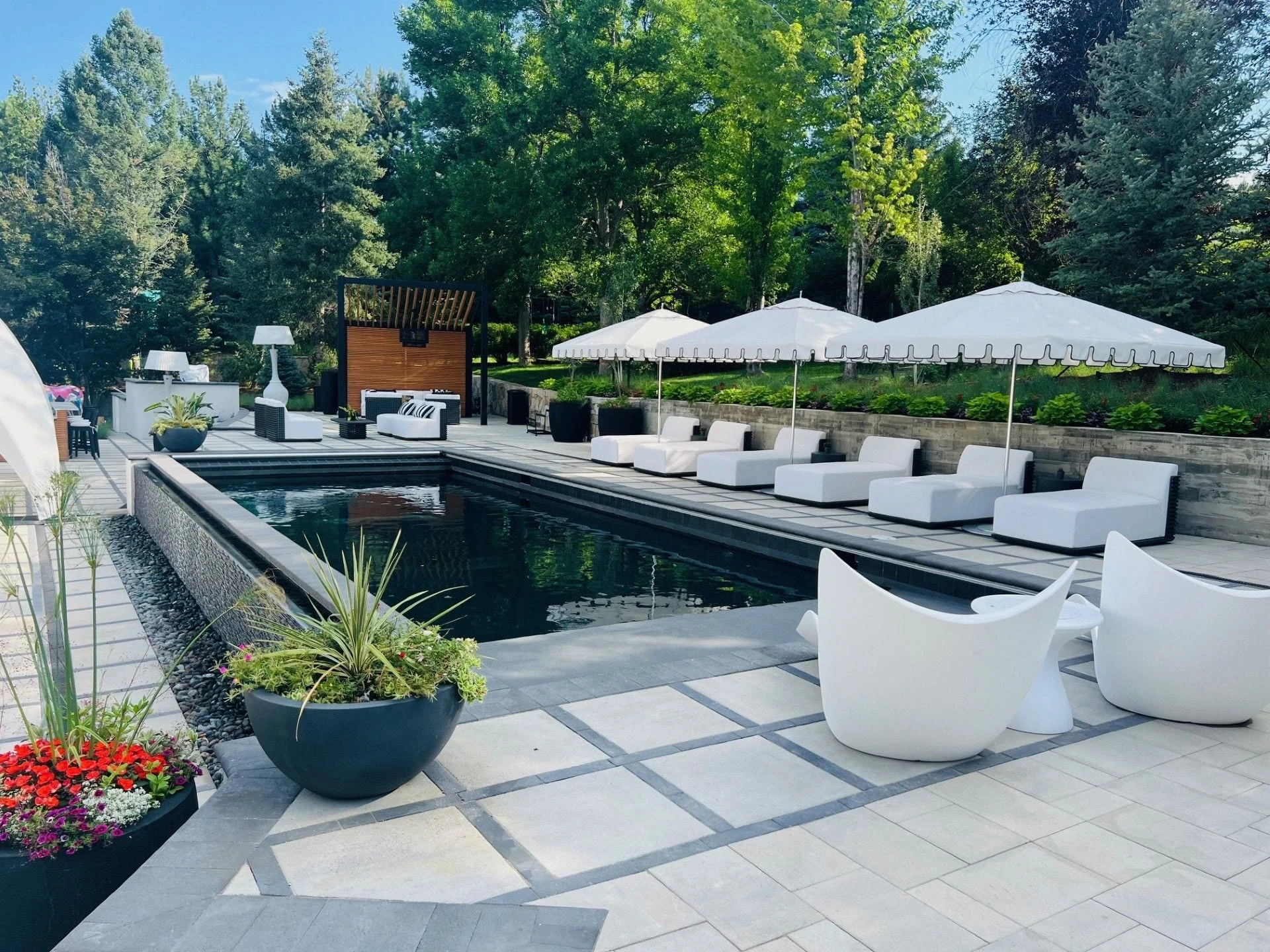 Modern Pool View