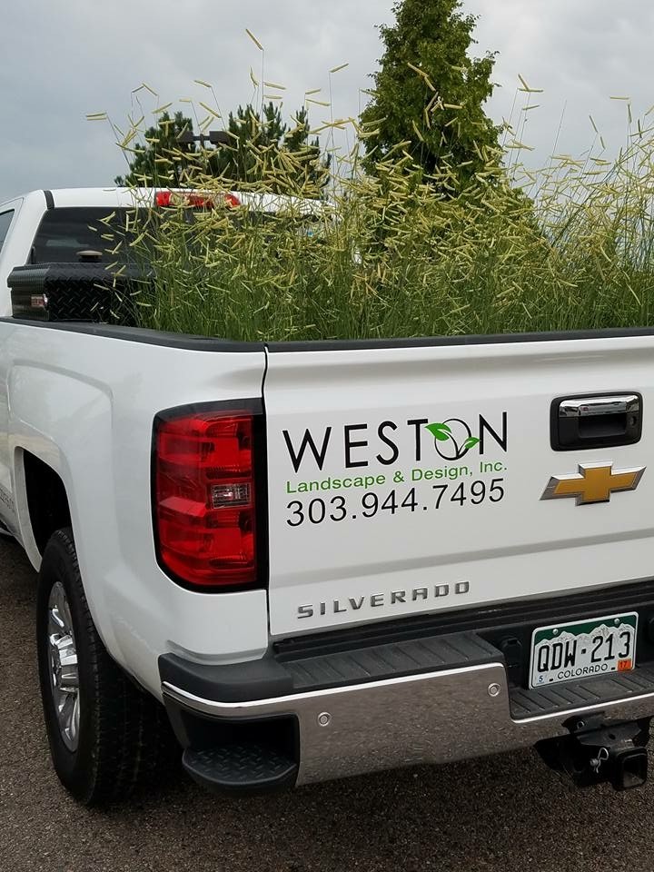 Weston Landscape truck filled with greenery representing company growth