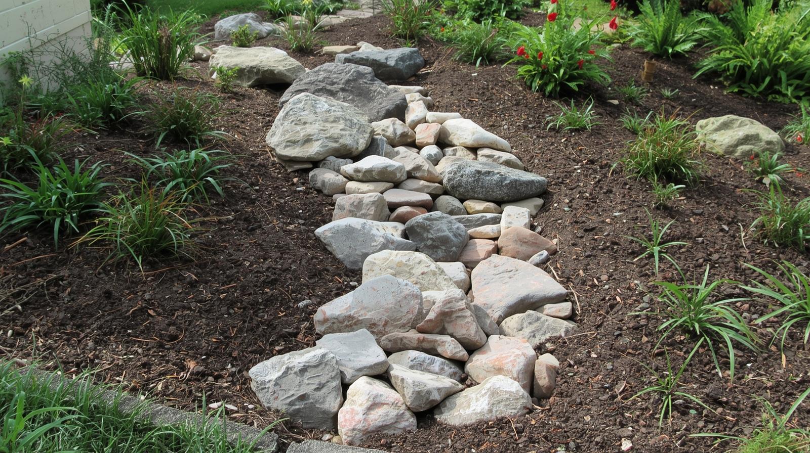 Professional yard drainage installation in Denver area